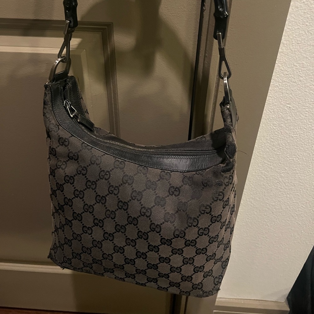 It’s a vintage Gucci. It has wear and tare but rare